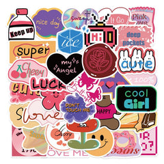 40pcs European American Retro Waterproof Stickers