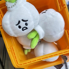 Garlic Head Plush Keychain Pendant