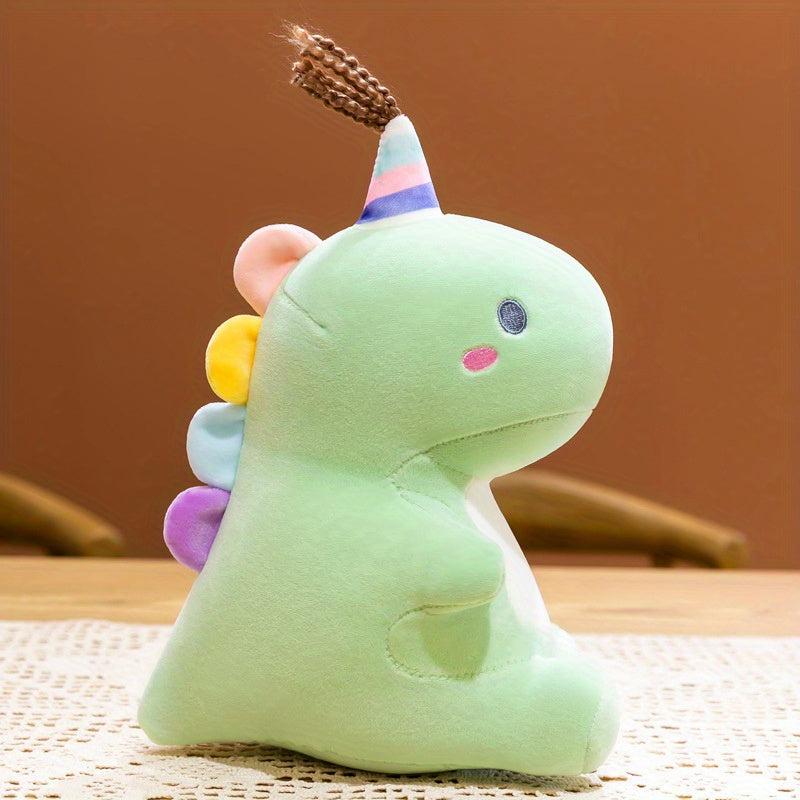 Adorable Dinosaur Doll Macaron Soft Pillow Stuffed Animal Plush Toys