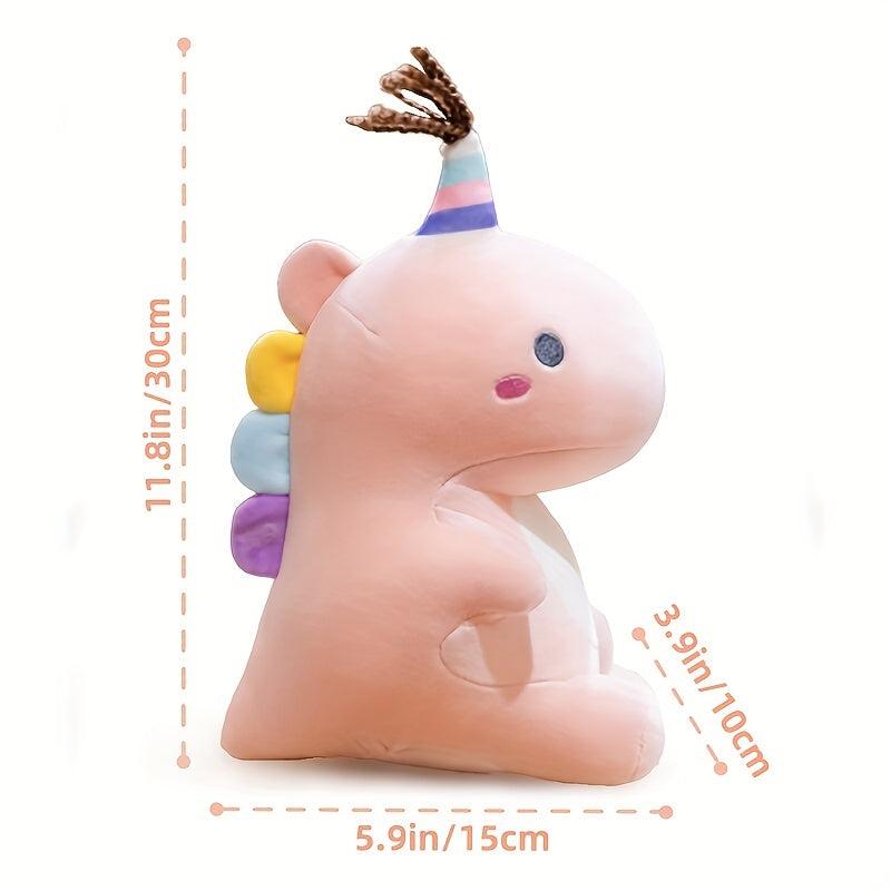 Adorable Dinosaur Doll Macaron Soft Pillow Stuffed Animal Plush Toys