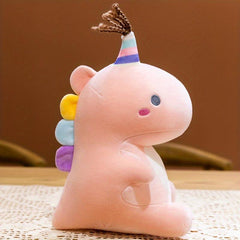Adorable Dinosaur Doll Macaron Soft Pillow Stuffed Animal Plush Toys