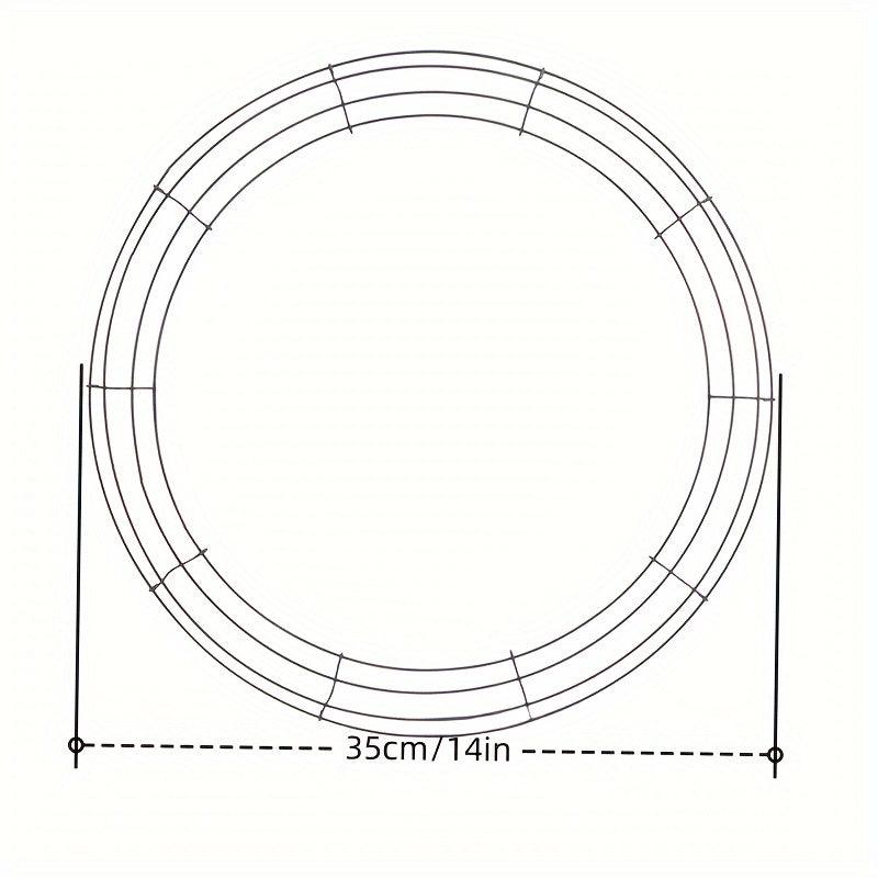 Metal Wire Wreath Frame DIY Flower Handicraft Decoration