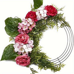 Metal Wire Wreath Frame DIY Flower Handicraft Decoration