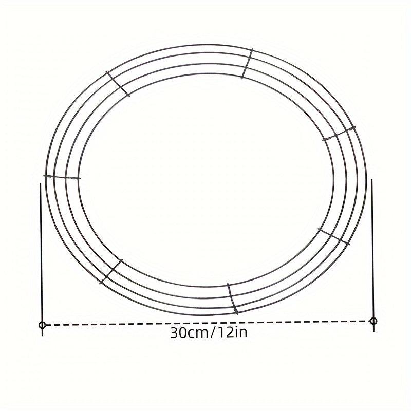 Metal Wire Wreath Frame DIY Flower Handicraft Decoration