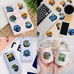 50pcs Starry Sky VSCO Waterproof Stickers for Kids Teens Adults