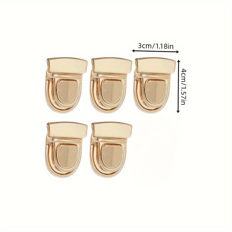 5pcs DIY Craft Wallet Leather Handbag Metal Buckle Locks