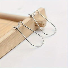 50pcs Stainless Steel Ear Hooks for DIY Earrings