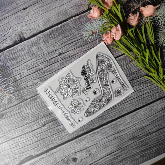 Plant Theme Stamp For Scrapbook Journal Card Making