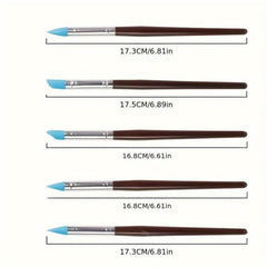 5pcs Clay Tools Silicone Pens for DIY Clay Work