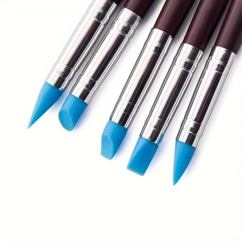 5pcs Clay Tools Silicone Pens for DIY Clay Work
