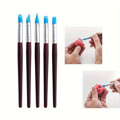 5pcs Clay Tools Silicone Pens for DIY Clay Work