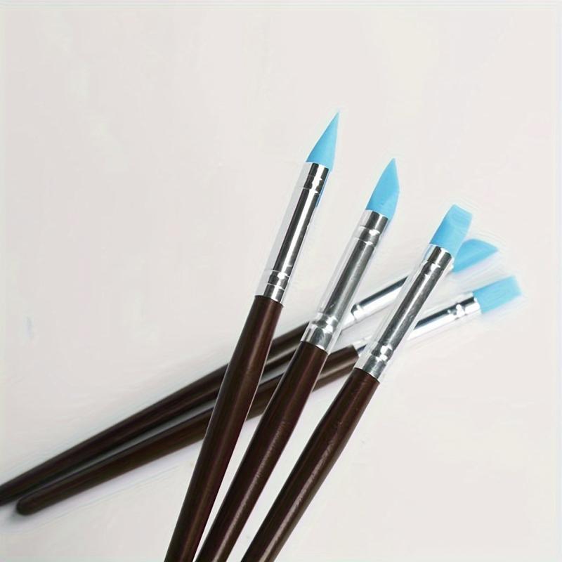 5pcs Clay Tools Silicone Pens for DIY Clay Work