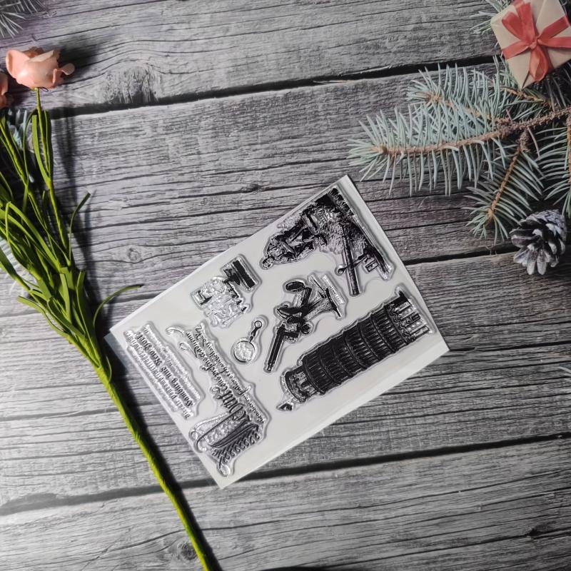Architectural Theme Stamp DIY Card Making