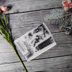 Architectural Theme Stamp DIY Card Making