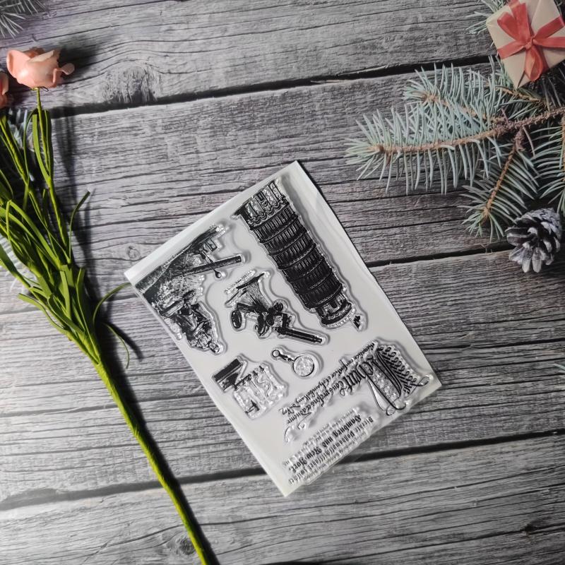 Architectural Theme Stamp DIY Card Making