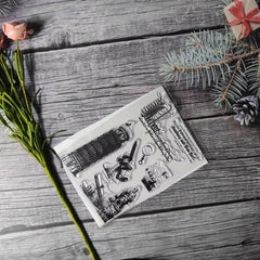 Architectural Theme Stamp DIY Card Making
