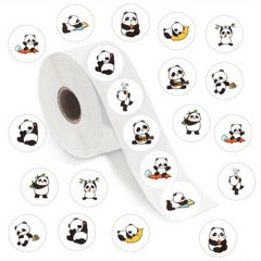 500pcs Cartoon Panda Stickers Handbook Cell Phone Mug Laptop Decorative Stickers