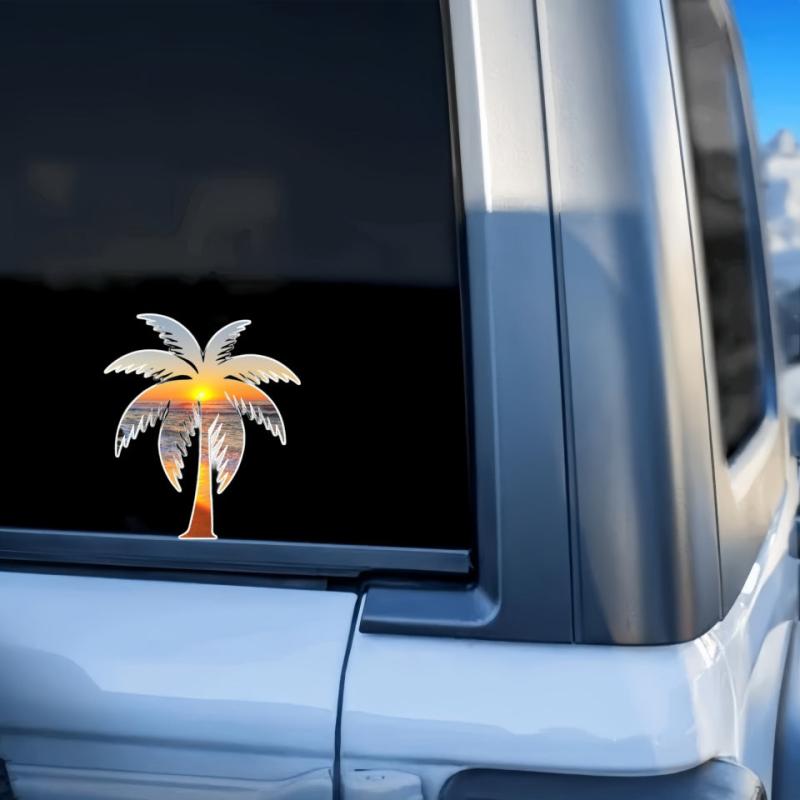 Palm Tree Vinyl Sticker for Car Window Bumper