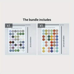Morandi Dot Stickers - Small Colorful Sealing Stickers