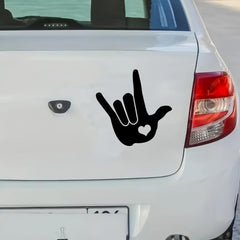 Love In Hand Durable Waterproof Vinyl Sticker Car Window Bumper