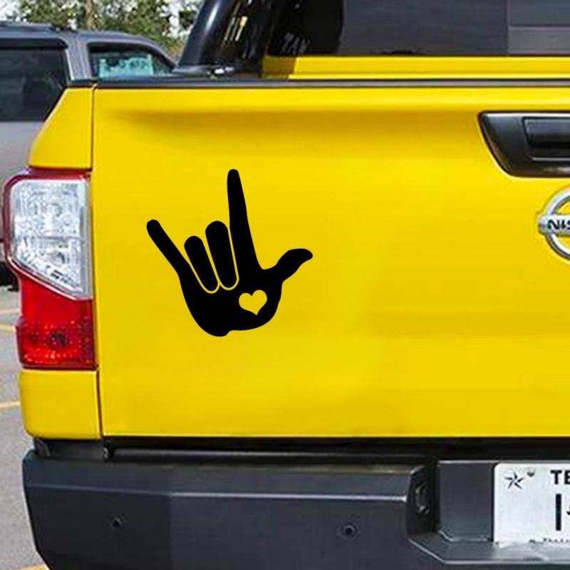Love In Hand Durable Waterproof Vinyl Sticker Car Window Bumper