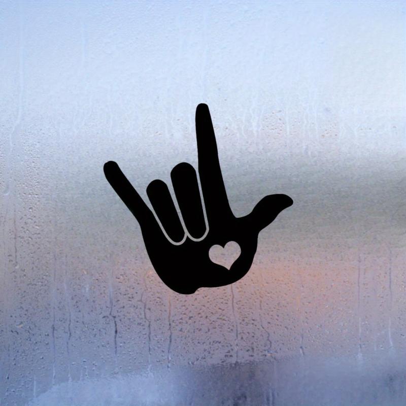 Love In Hand Durable Waterproof Vinyl Sticker Car Window Bumper