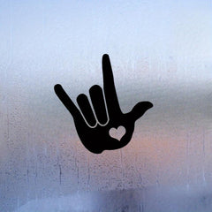 Love In Hand Durable Waterproof Vinyl Sticker Car Window Bumper