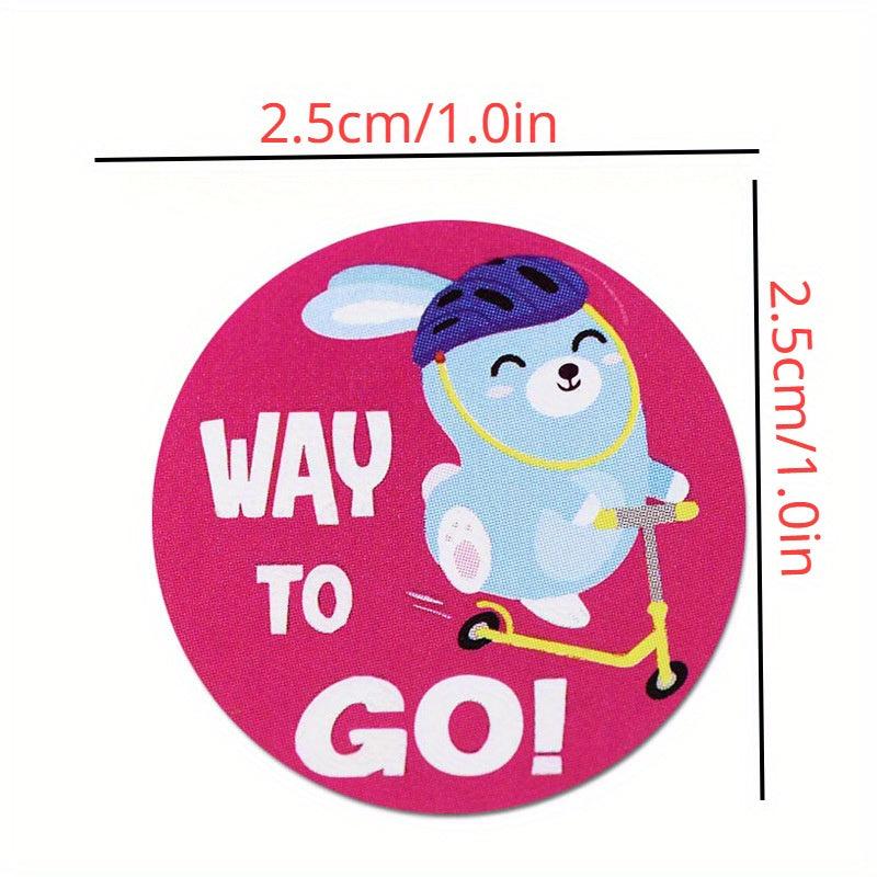 500pcs Little Animal Cartoon Reward Stickers Waterproof Stickers