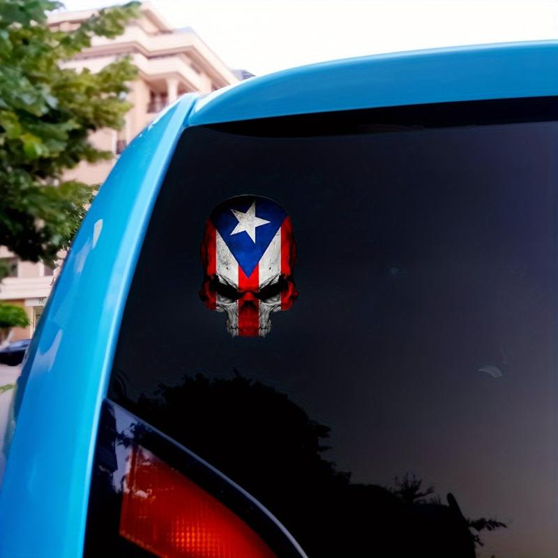 6 Inch Skull Vinyl Waterproof Self adhesive Sticker Car Truck Laptop