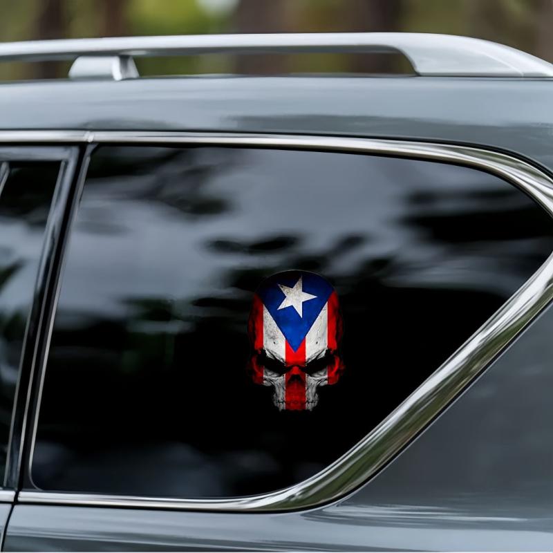 6 Inch Skull Vinyl Waterproof Self adhesive Sticker Car Truck Laptop