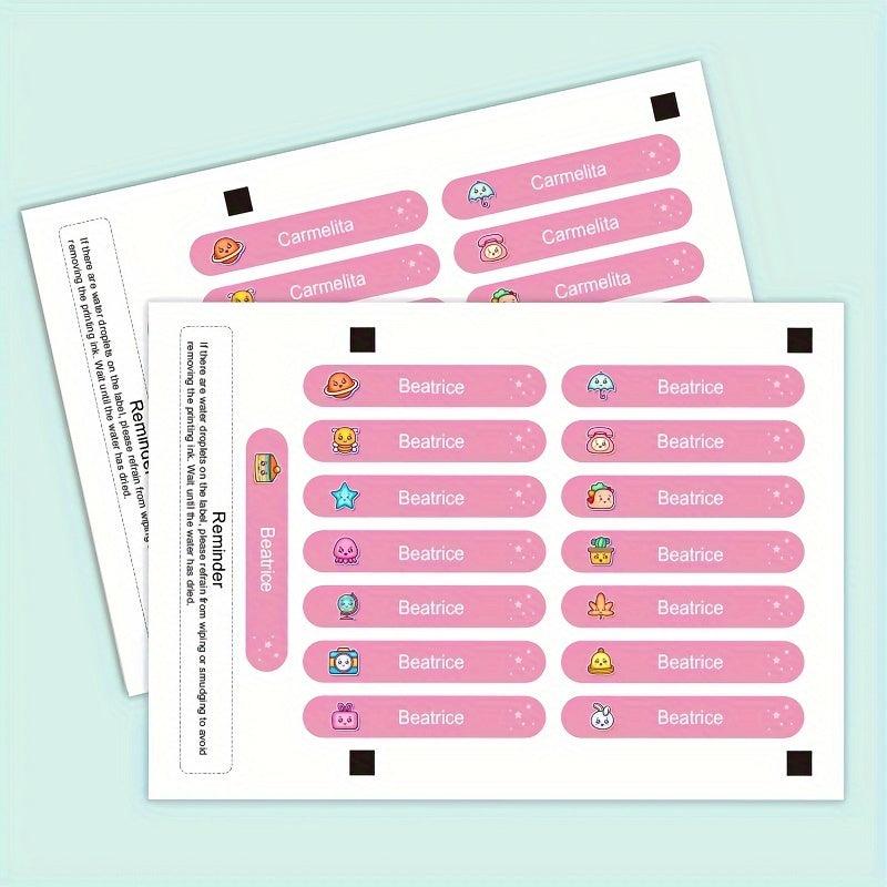 480pcs Customized Symbols Name Labels for Wizarding Events