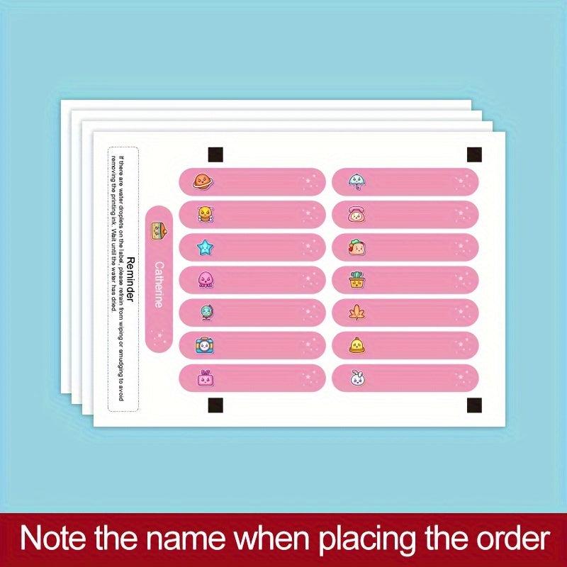 480pcs Customized Symbols Name Labels for Wizarding Events