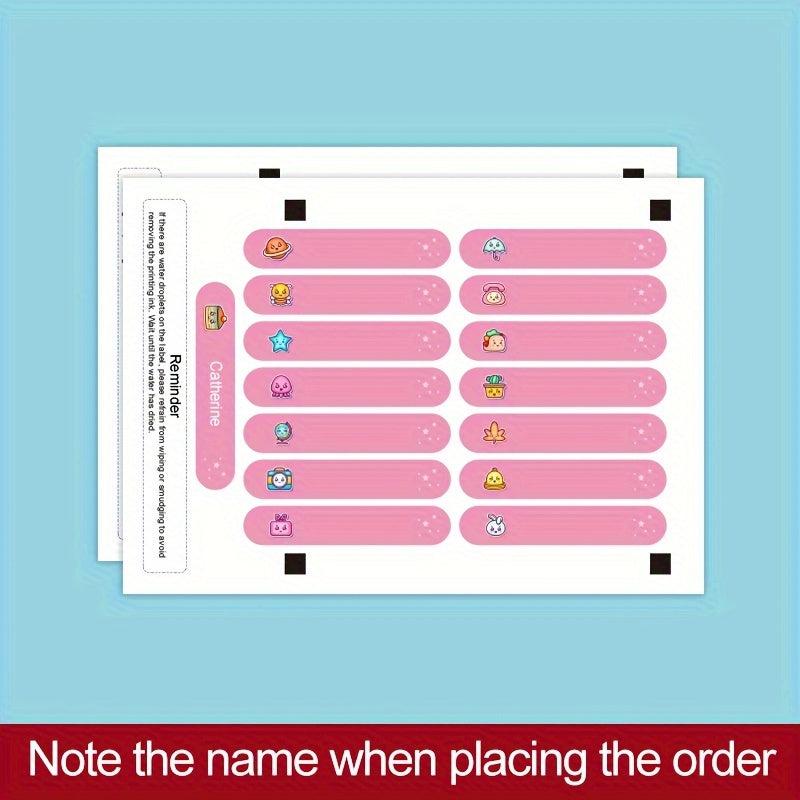 480pcs Customized Symbols Name Labels for Wizarding Events