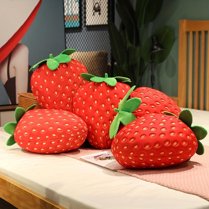13 78inch Strawberry Throw Pillow Plush Toy