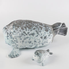 3D Sea Lion Mommy & Children Plush Pillow Toy