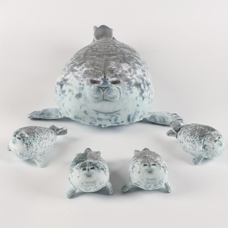 3D Sea Lion Mommy & Children Plush Pillow Toy