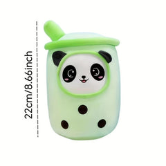 Cute Milk Tea Panda Pillow Plush Toy