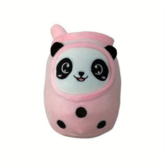 Cute Milk Tea Panda Pillow Plush Toy