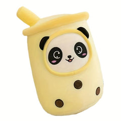 Cute Milk Tea Panda Pillow Plush Toy