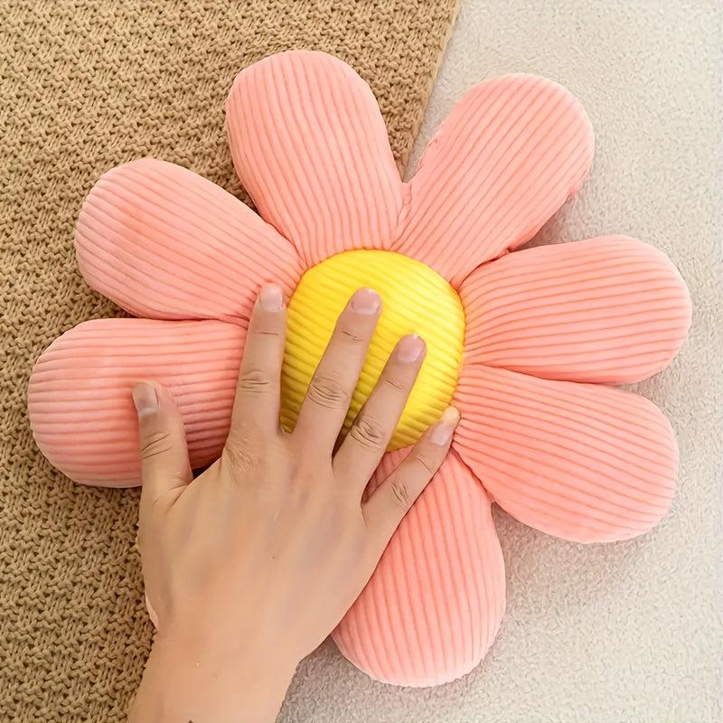 Flower Floor Pillow Seat Cushion Room Decor & Plush Pillow