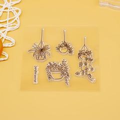 Floral Designs Clear Silicone Stamps