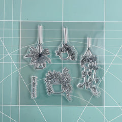 Floral Designs Clear Silicone Stamps