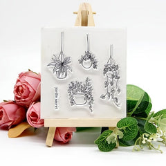 Floral Designs Clear Silicone Stamps