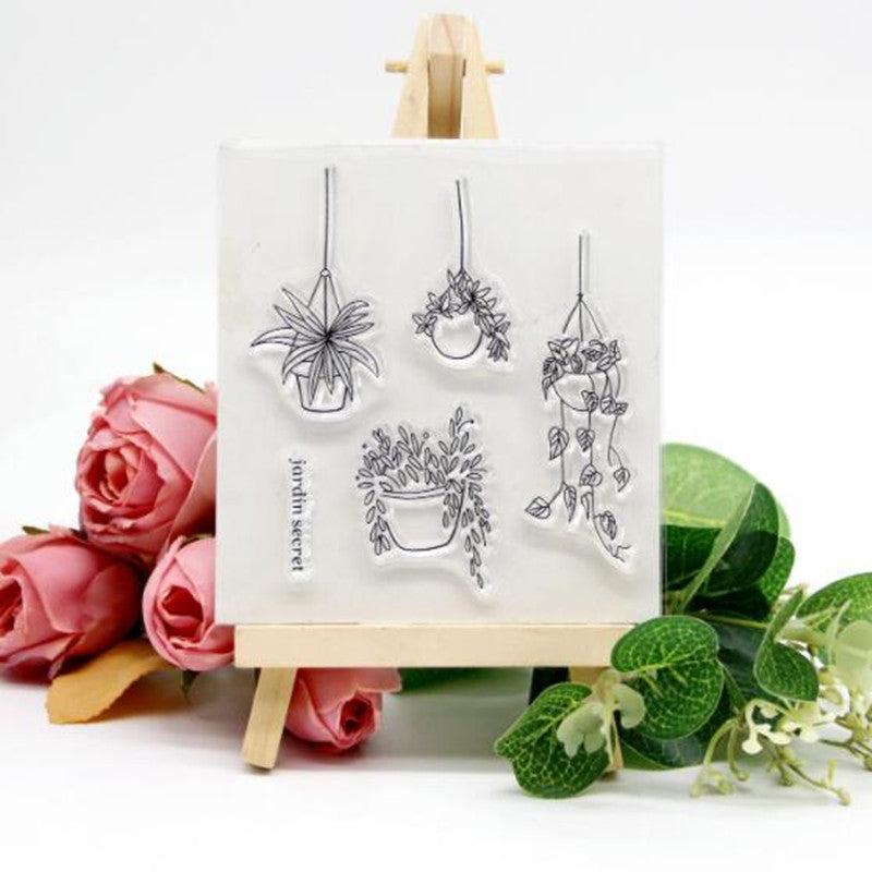 Floral Designs Clear Silicone Stamps
