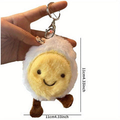 Christmas Party Cartoon Food Plush Pendant Wallet Doll Key Chain Decoration