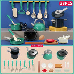 Kids Kitchen Play House Toys Chef Set Cooking Simulation Toys