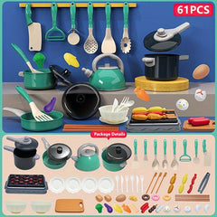 Kids Kitchen Play House Toys Chef Set Cooking Simulation Toys