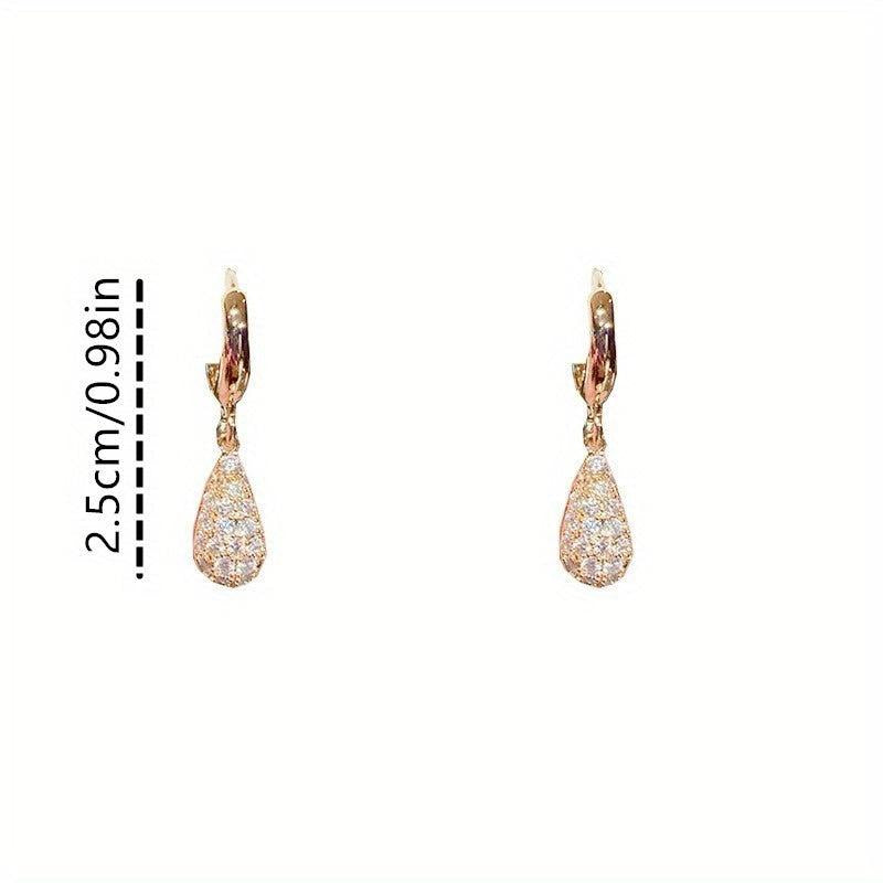 Zircon Drop Earrings Party Jewelry Gift For Women