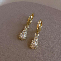 Zircon Drop Earrings Party Jewelry Gift For Women