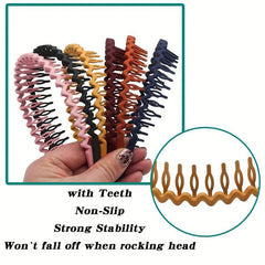 Candy Teeth Hair Band Head Hoop for Skincare Makeup Women Girls